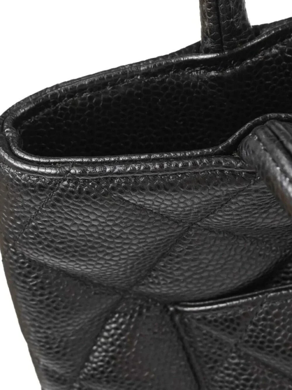 Chanel Black Calfskin Medallion Tote Handbag 197999
